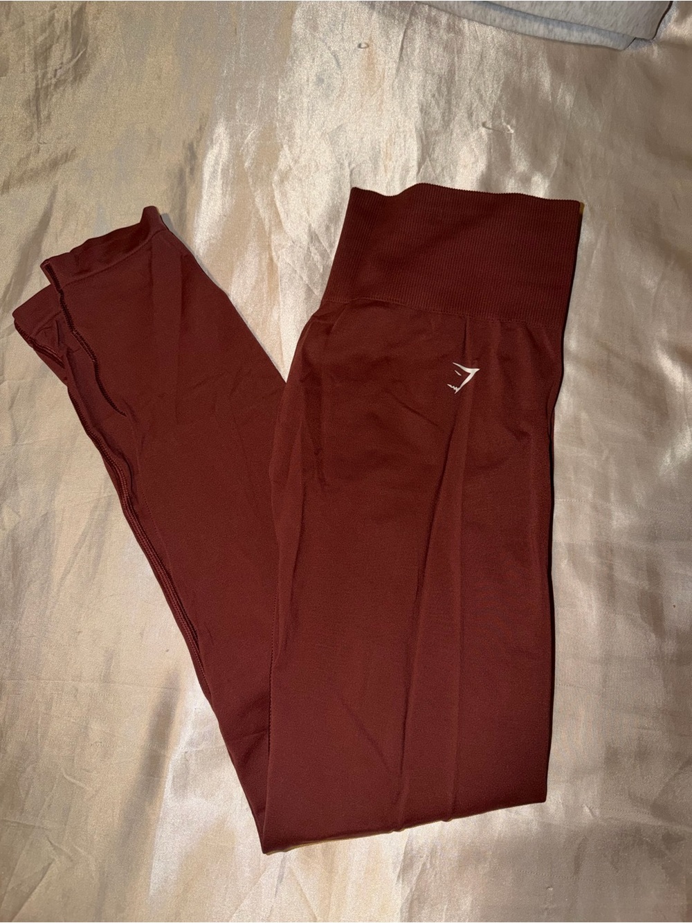Gymshark Maroon Seamless Leggingd